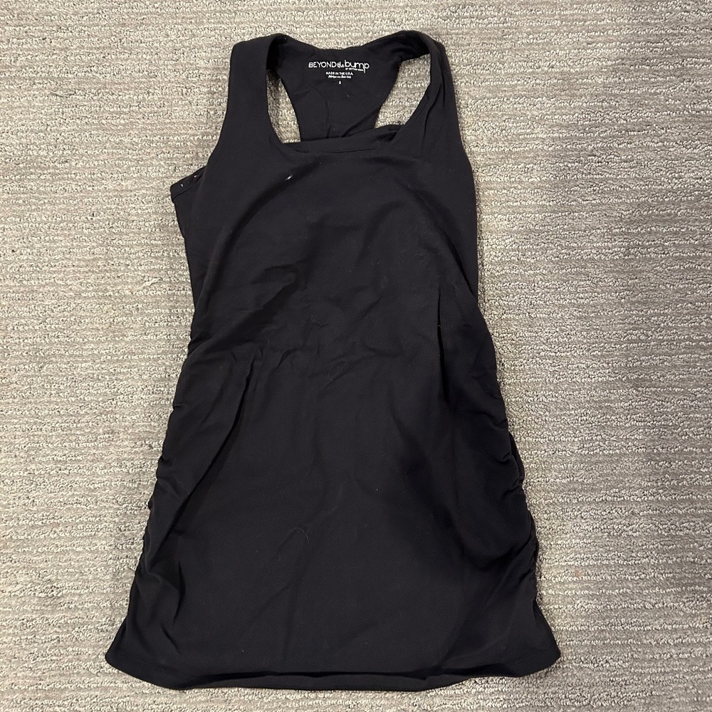 Bases Covered Maternity Tank - Black